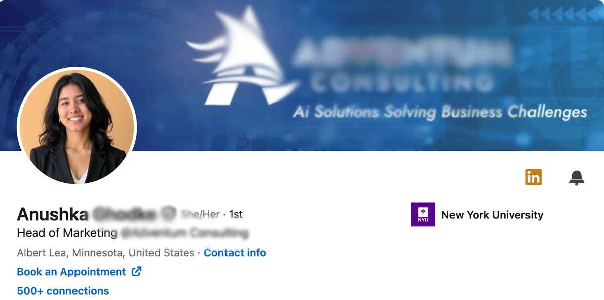LinkedIn Profile - Anushka
